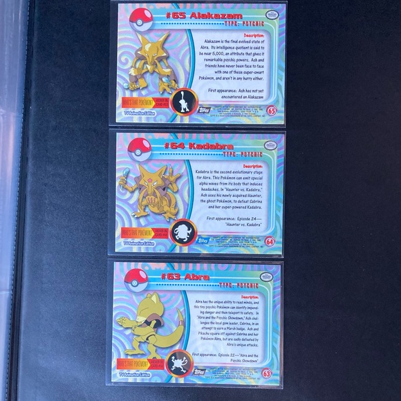 Abra, Kadabra, Alakazam - Picture 2 of 2